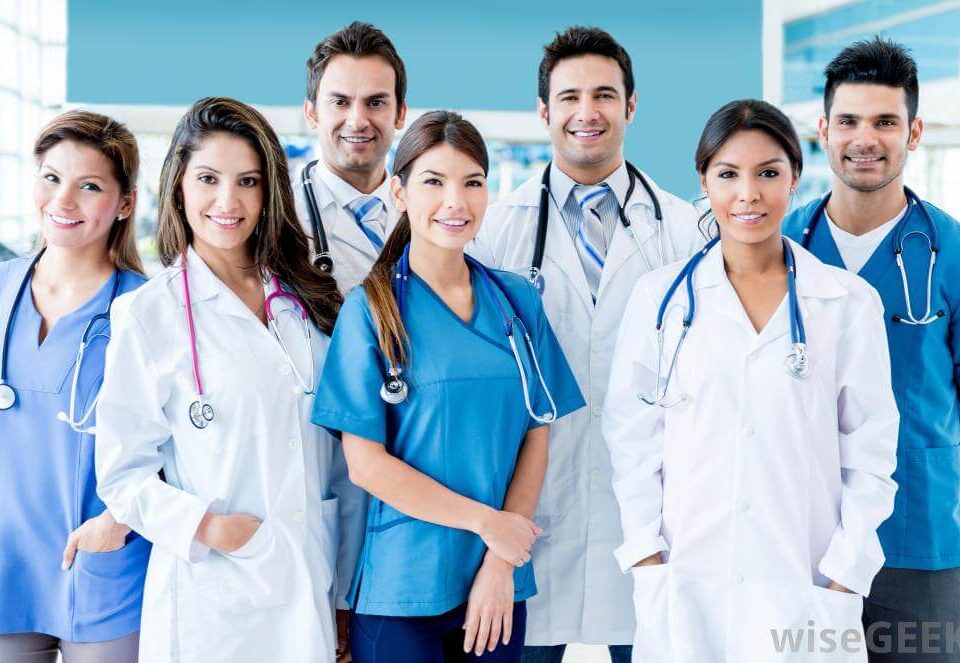 group photo of doctors